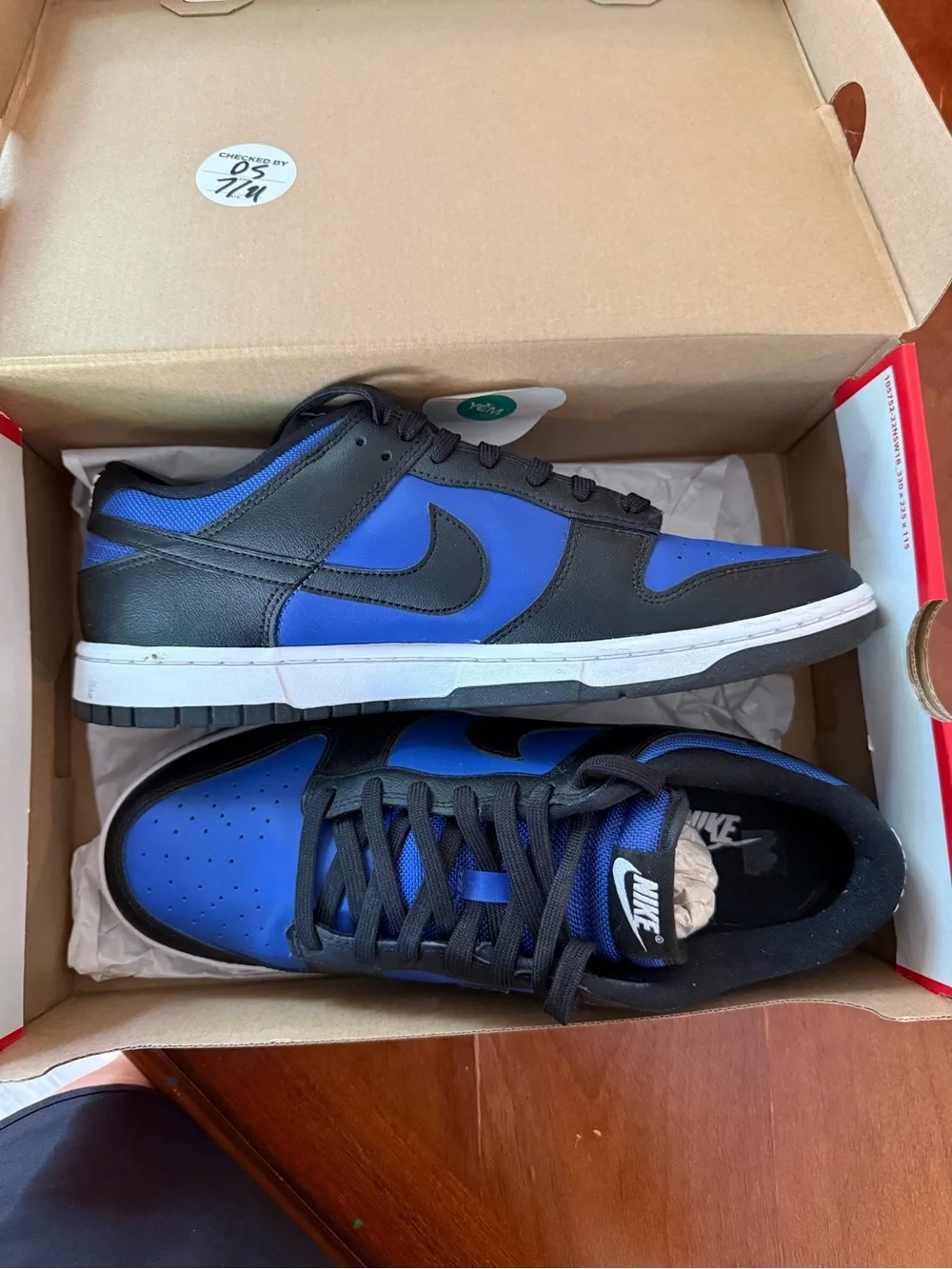 Nike Men's dunks Black & Blue Low-Top Sneakers